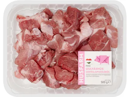 Friss sertés gulyáshús