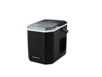 SILVERCREST® Ice Maker in black with a transparent lid and control panel.
