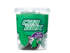 Car Box: muntsnoepjes in een plastic bakje.