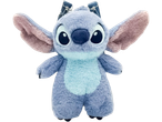 Stitch plush backpack with large ears and a light blue belly
