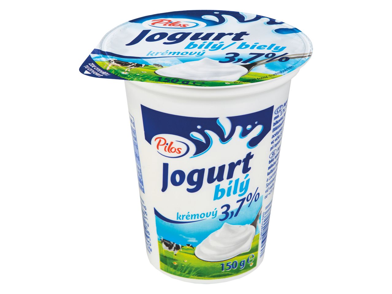 Pilós krémový bílý jogurt 3,7%.
