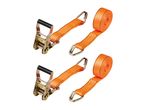 Ultimate Speed Heavy Duty Ratchet Strap Set - 2 Pack