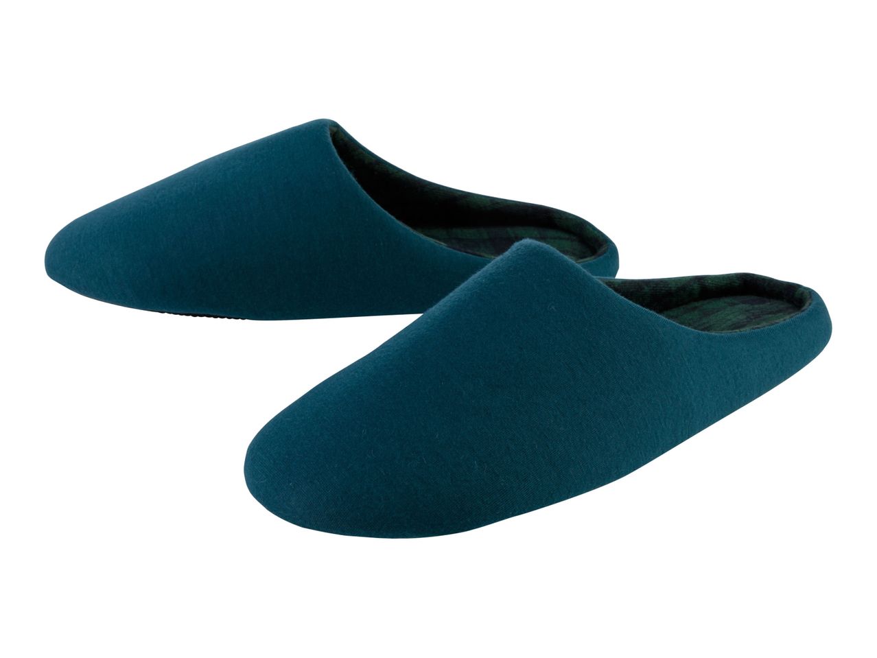 Go to full screen view: Livergy Men's Slippers - Green - Image 1