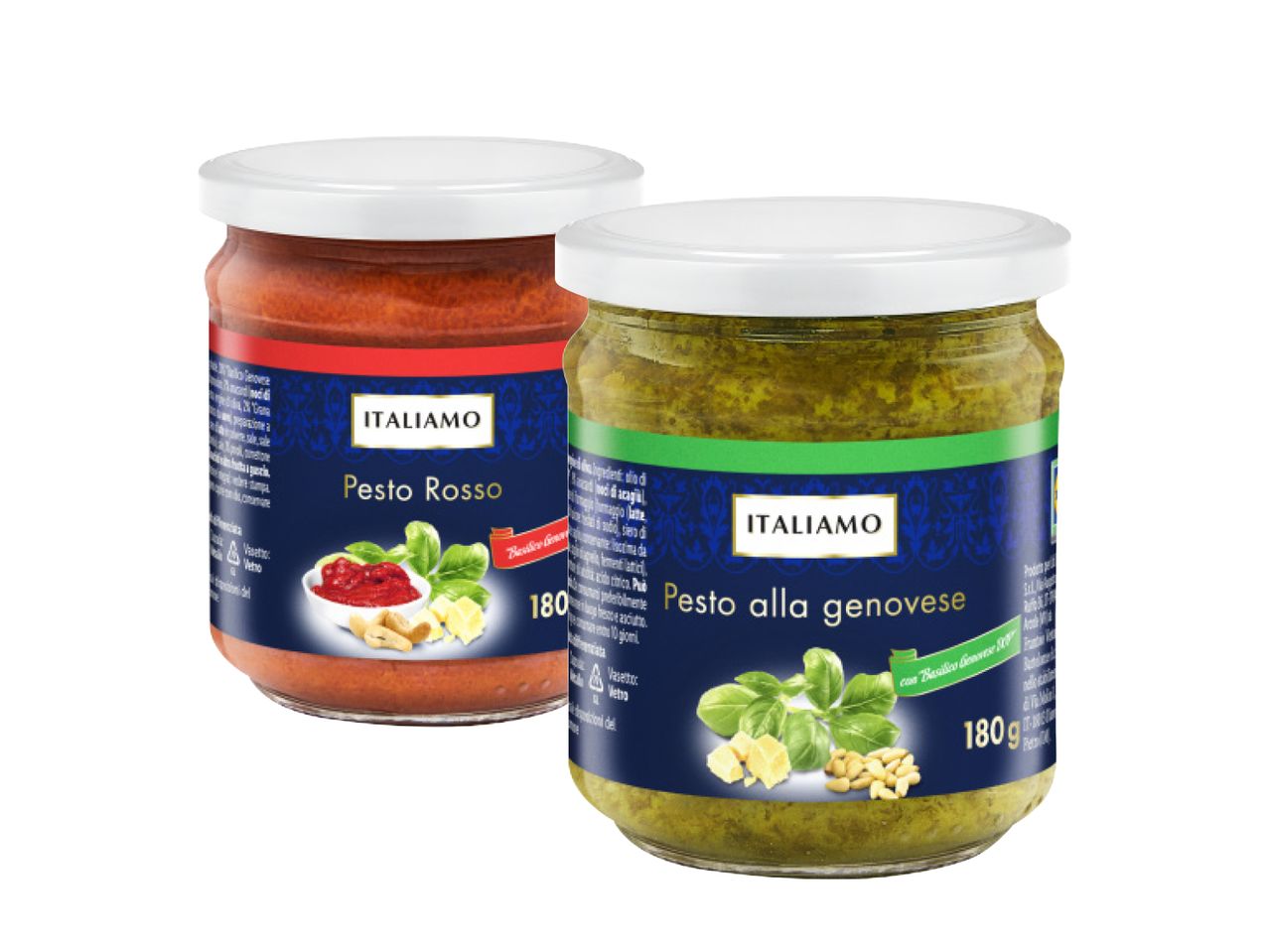 Pesto With "Basil PDO" - Red Or Genovese Style