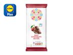A Lidl chocolate bar with a colorful mandala design.