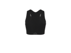 Sutien sport negru cu logo.