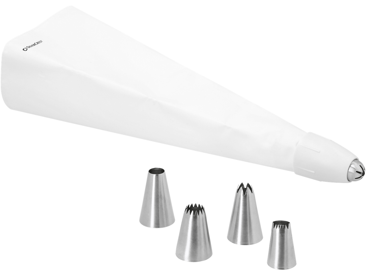 Poche à douille SILVERCREST avec embouts métalliques pour décoration de cuisine