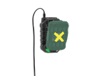 Carregador e bateria: carregamento da bateria Xeolio.