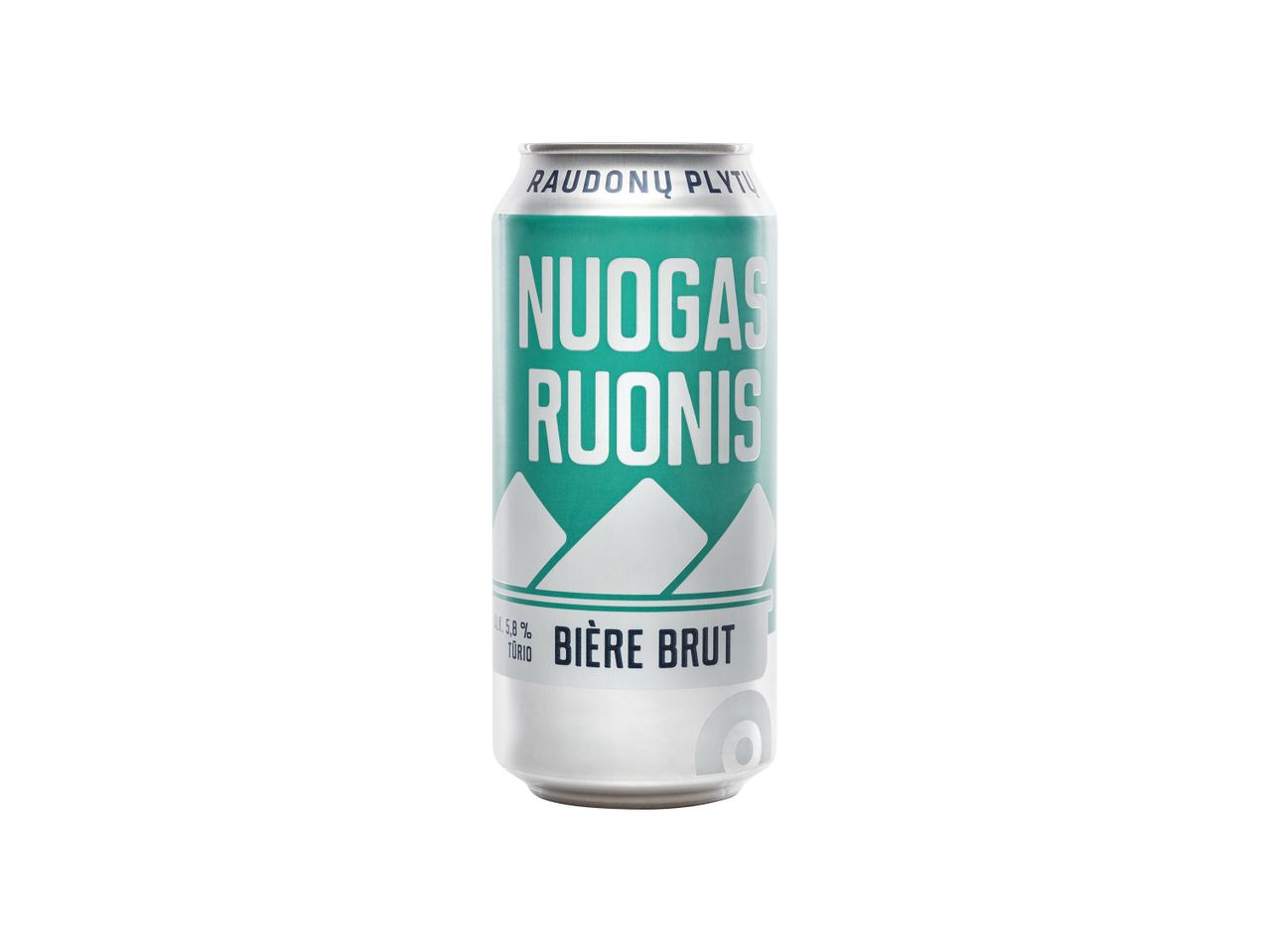 Nuogas Rūnis Bière Brut alaus skardinė.