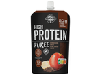 Solevita Magas Fehérjetartalmú Püré alma, banán és kakaó ízzel, 20g fehérje, hozzáadott cukor nélkül.