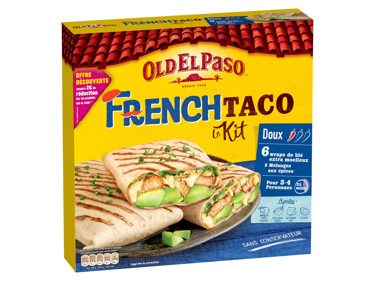 Kit de tacos français Old El Paso.