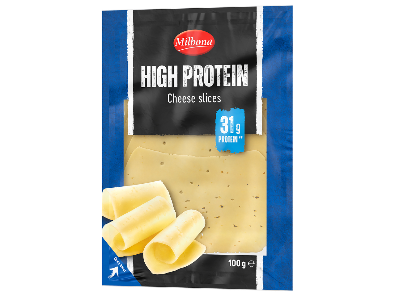 High protein fette di formaggio
