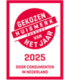 Keurmerk: Product van het Jaar 2025, door consumenten in Nederland.