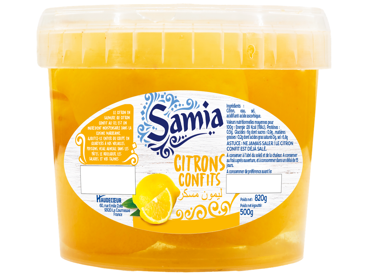 Samia Citrons confits