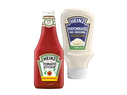 Heinz Tomatenketchup/Mayonnaise Das Original