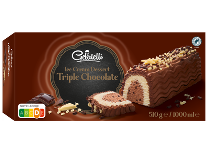 Gelatelli Сладоледен десерт Троен шоколад