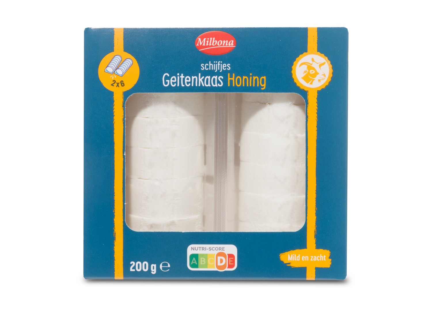 Verse geitenkaasschijfjes