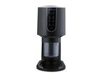 Black ice cream maker with a control panel for ice cream, sorbet, gelato, milkshake, and smoothie bowl.