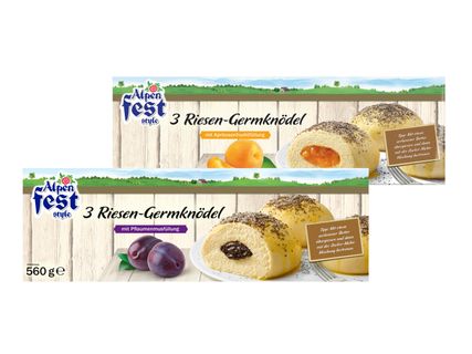 Alpenfest Riesen-Germknödel