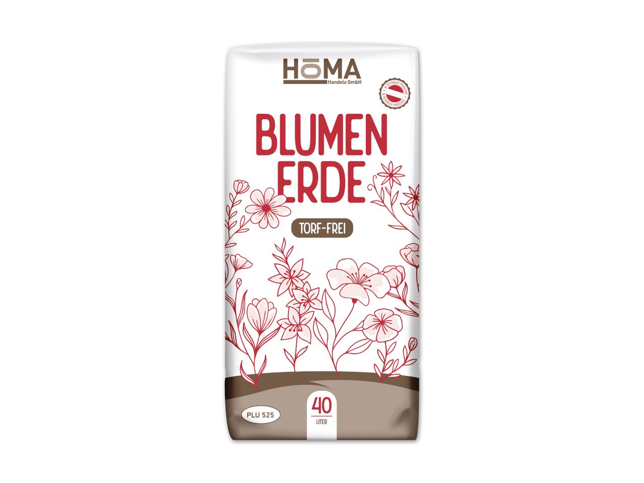 HOMA Handels GmbH Blumenerde, torffrei, 40 Liter.