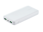 A white Tronsmart power bank with multiple USB ports.