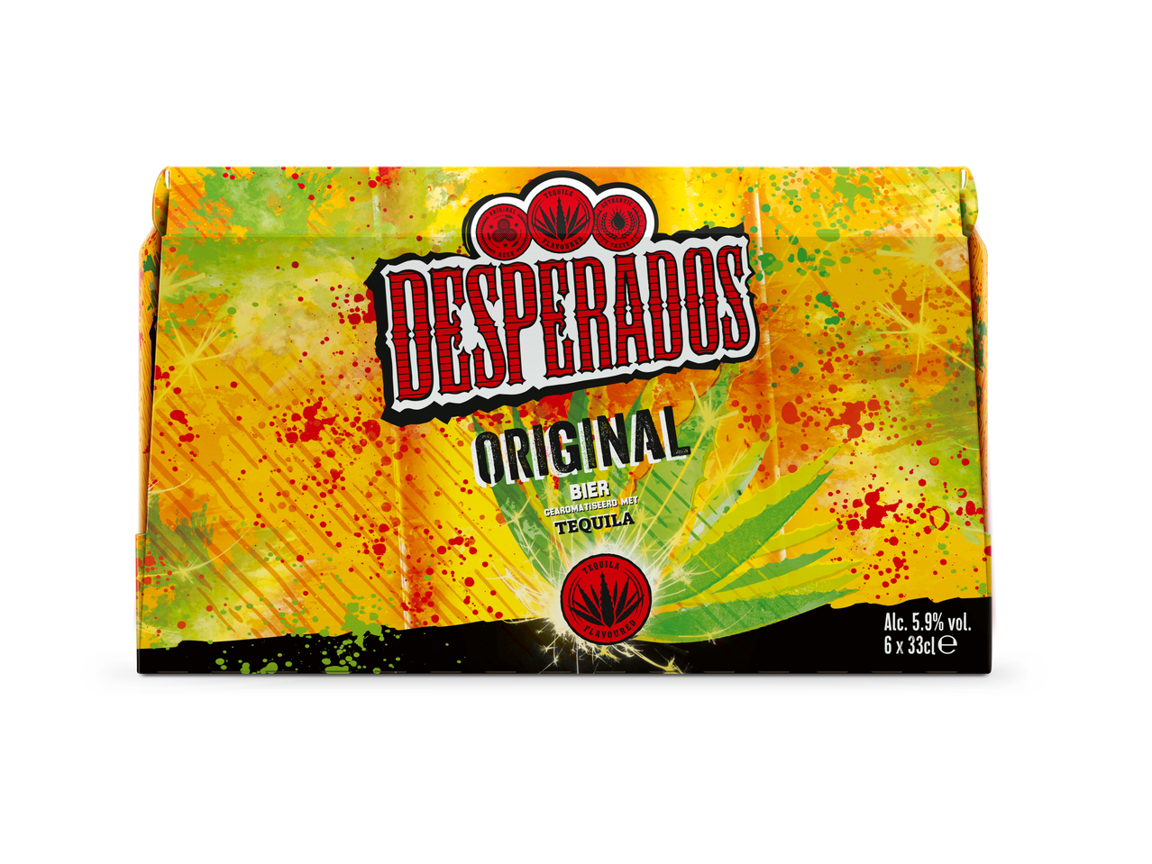 Desperados Original bier met tequila smaak, 6-pack