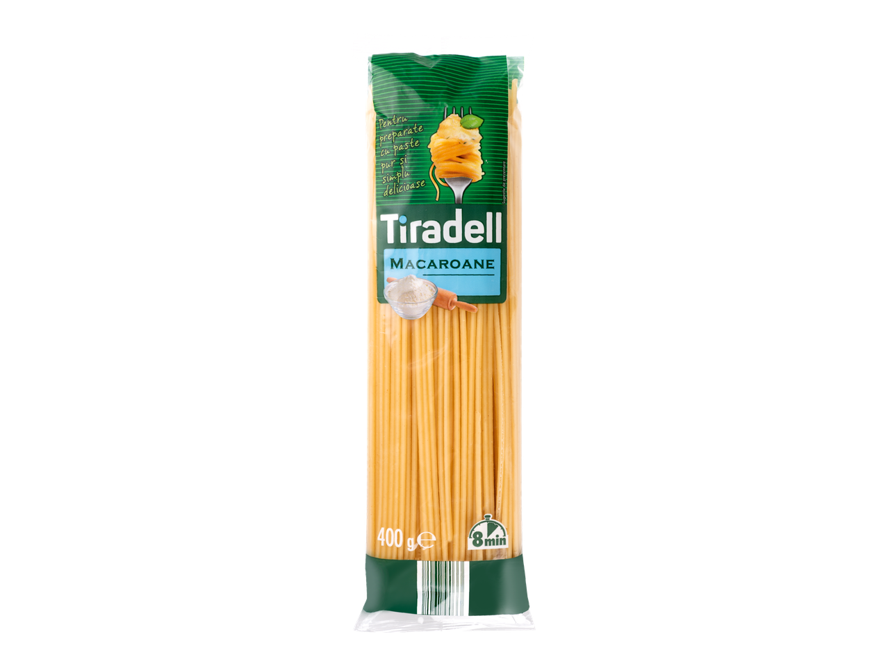 Macaroane Tiradell, pachet de 400g paste.