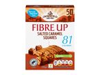 Crownfield Fibre Up Salted Caramel Squares: 5 squares, high in fibre.