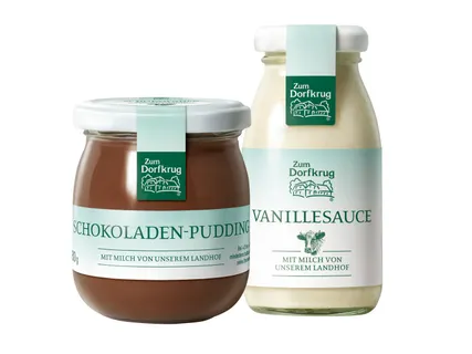 Zum Dorfkrug Pudding/Vanillesauce