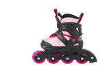 CRIVIT Softboot-Inlineskates roze rolere sa crnim detaljima i točkovima.
