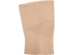Beige fabric knee support.