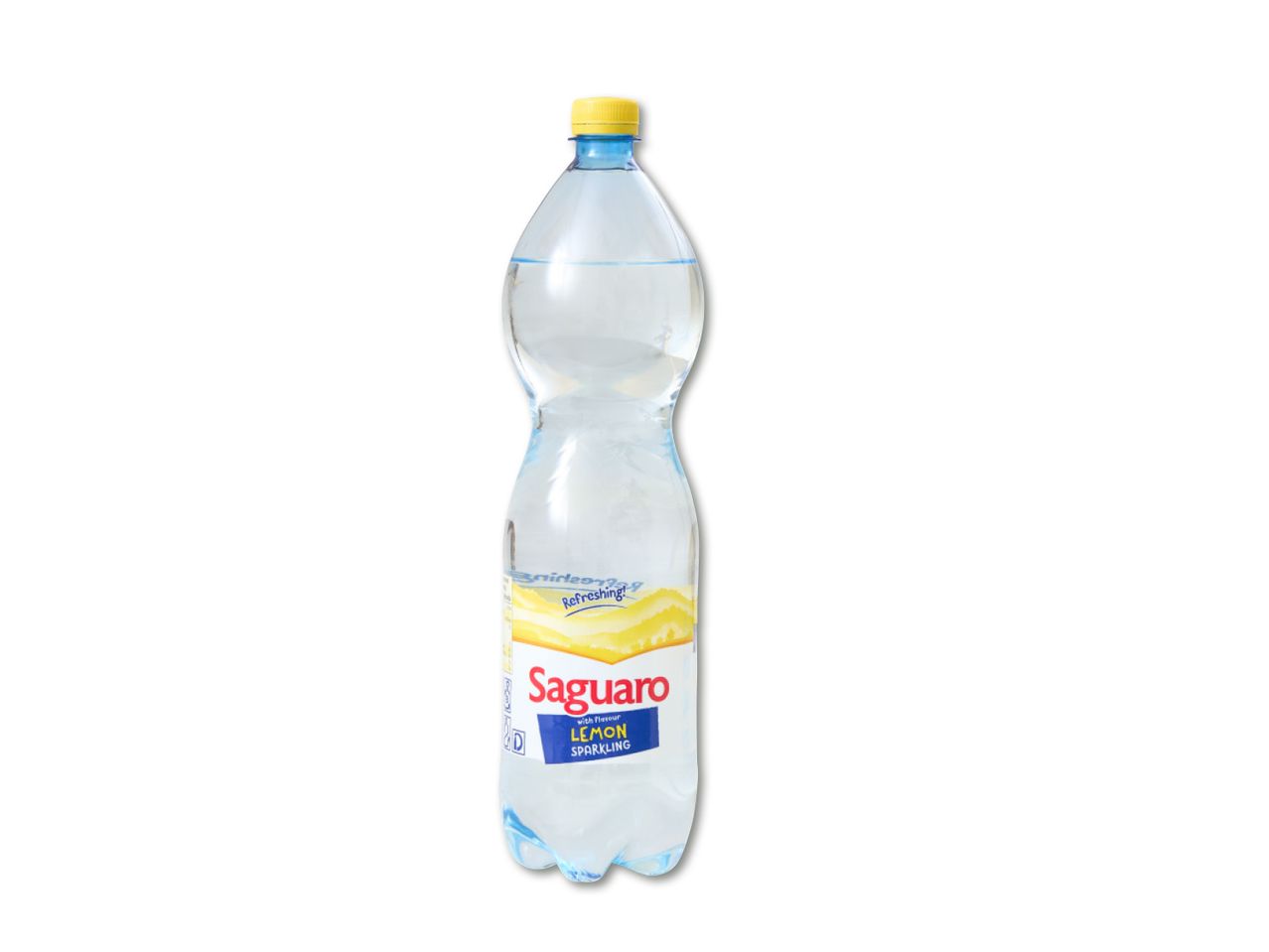 Gerolsteiner sidrunimaitseline gaseeritud vesi pudelis.