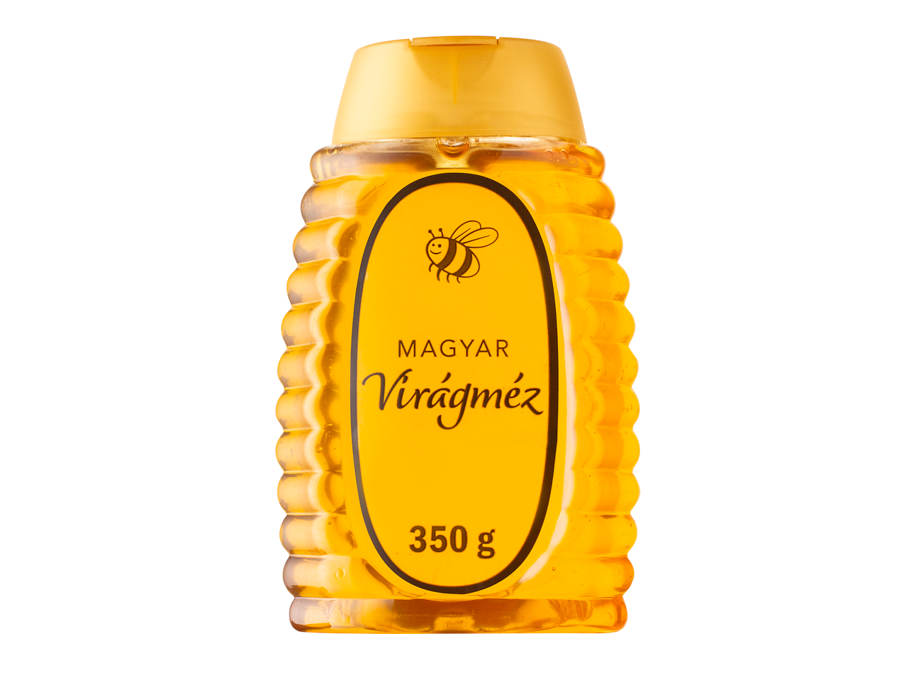350 g Magyar Virágméz méz üvegben.