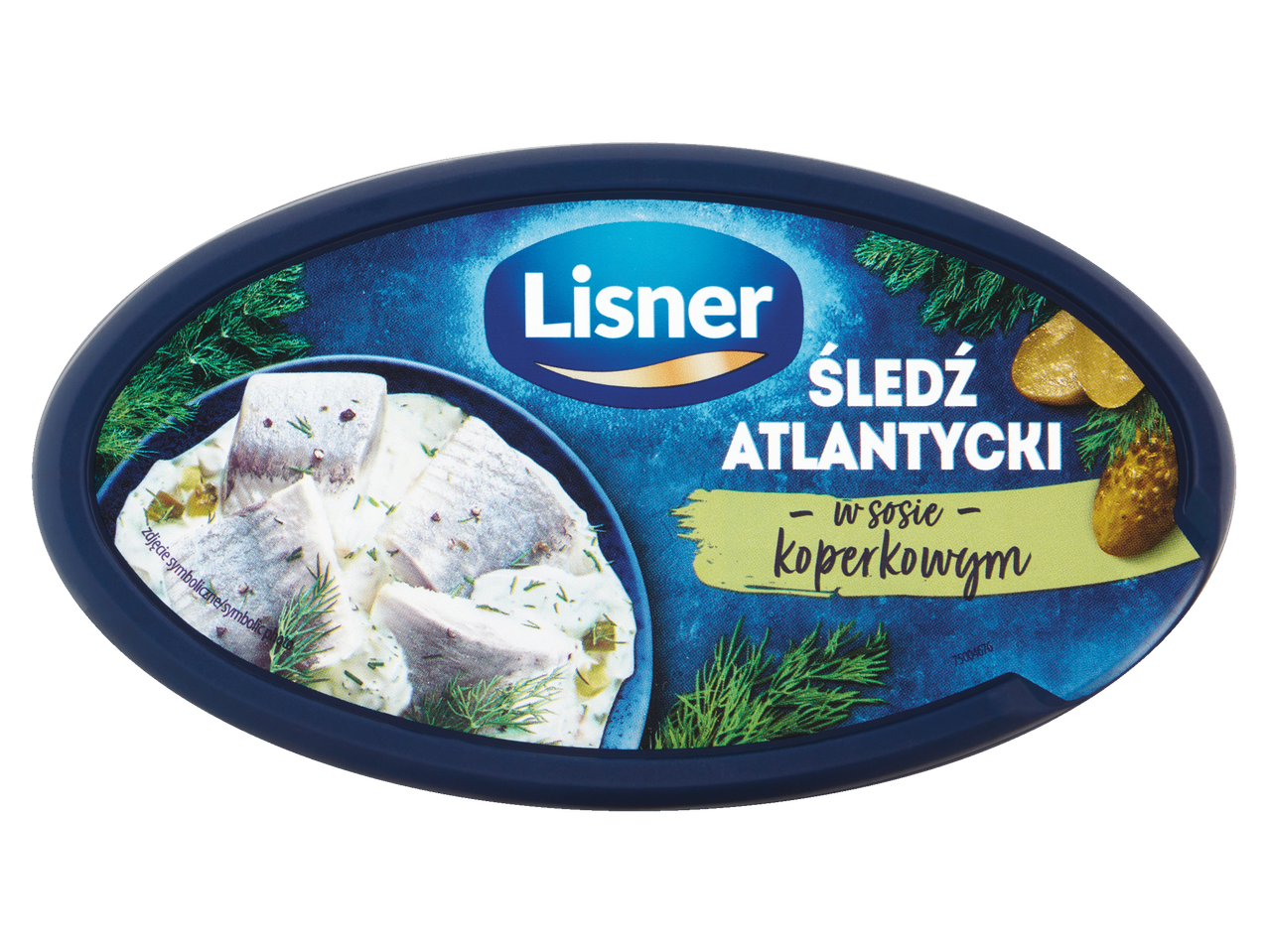 Lisner Atlantic Herring in Dill Sauce with pickles