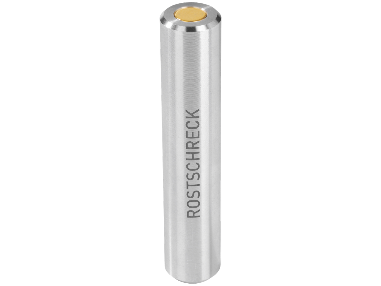 ROKITTA'S Rostschreck, ein Metall-Rostentferner-Stab mit der Aufschrift „ROSTSCHRECK“.
