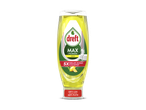 Fles afwasmiddel met citroengeur, 5x sneller schoon, anti-lek technologie.