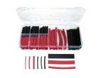 Parkside heat shrink tubing assortment in a clear plastic storage case.