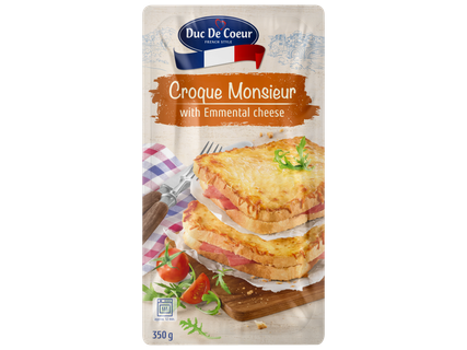 Duc De Coeur Flammkuchen of croque monsieur