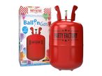 Party Factory helium tank and packaging for filling up to 30 balloons.