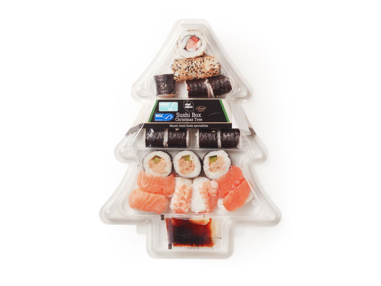 Vai alla vista a schermo intero: Sushi-Albero di Natale - Immagine 1