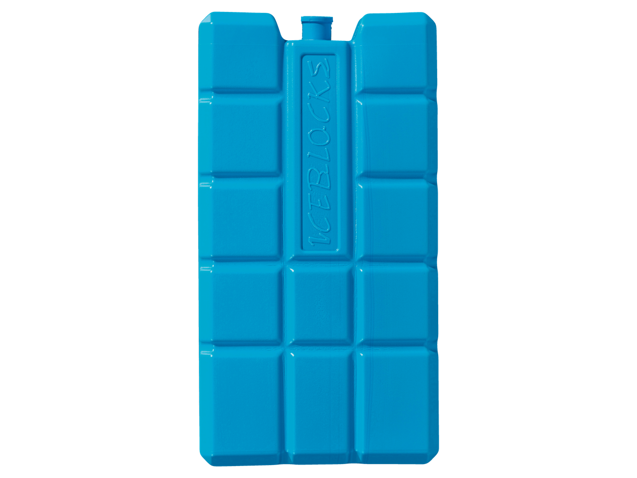 Mėlynas IceBlocks ledo blokas gėrimams šaldyti.