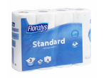 Paket štirih rol kuhinjskih brisač Floraly's Standard, 3-slojne, 50 listov na roli.