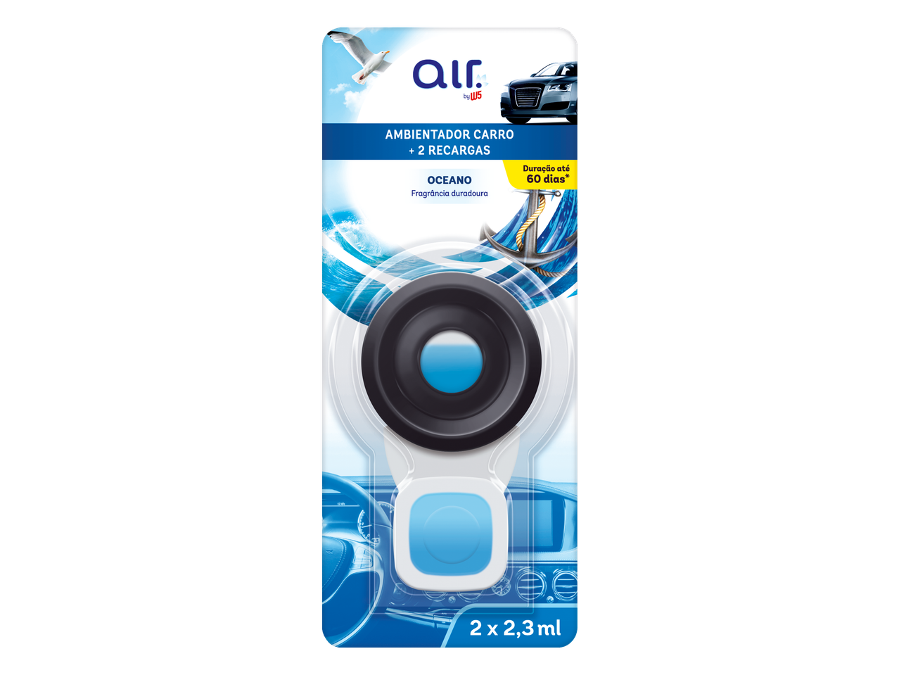 Ambientador para Automóvel com Recarga