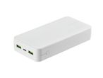 Fehér Tronsmart power bank, több USB porttal.