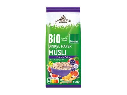 Bioland Dinkel Hafer Müsli Früchte-Feige