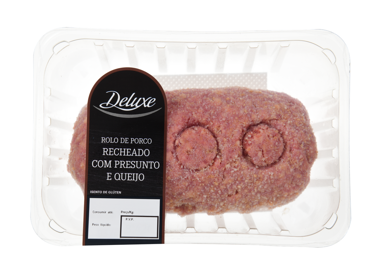 Rolo de Carne de Porco com Presunto e Queijo