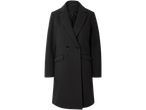 Esmara Manteau melns divrindu mētelis