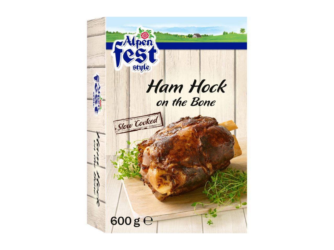 Slow cooked ham hock on the bone, 600g