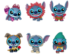 Funko POP Stitch figures in various costumes, including Cheshire Cat, Lion, Crab, Beast, and Grumpy.