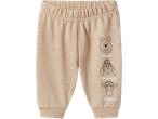 Pantaloni de trening bej pentru bebeluși cu imprimeuri Pooh, Eeyore și Tigger.